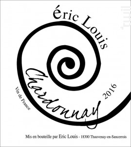 Chardonnay Vin de France - Domaine Eric Louis - 2024 - Blanc