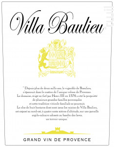 Villa Baulieu - Villa Baulieu - 2016 - Rouge
