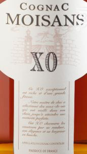 Moisans Cognac XO - Distillerie des Moisans - Non millésimé - Blanc