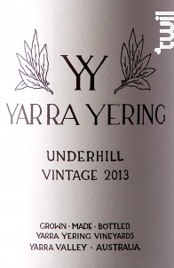 Underhill Shiraz - YARRA YERING - 2013 - Rouge