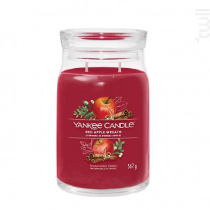 Bougie Couronne De Pommes Rouges Grand Modèle - Yankee Candle -  - 