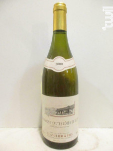 Bourgogne Hautes-Côtes-de-Nuits - Clavelier et Fils - 2000 - Blanc