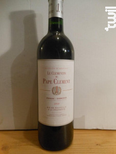 Clémentin de  Pape Clément - Château Pape Clément - 2000 - Rouge