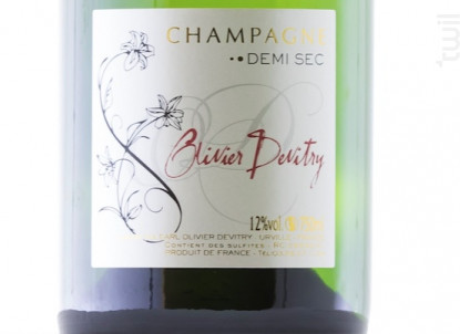 Demi-Sec - Champagne Olivier Devitry - Non millésimé - Effervescent