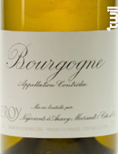 Bourgogne Chardonnay Fleurs de Vignes - Domaine Leroy - Non millésimé - Blanc