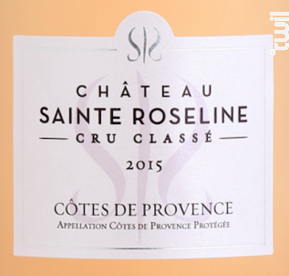 Cuvée Château Sainte Roseline - Cru Classé - Château Sainte Roseline - 2016 - Rosé