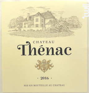 Château Thénac - Château Thénac - 2016 - Rouge