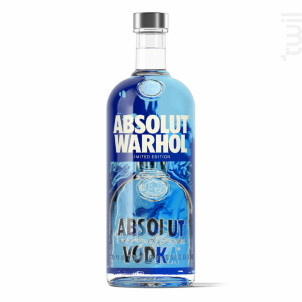 Absolut Blue Warhol Edition Limitée - Absolut Vodka - Non millésimé - 