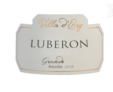 Lubéron Villa d'Erg - Villa d'Erg - 2020 - Rosé