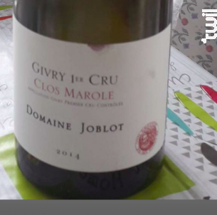 Givry 1er Cru Clos Marole - Domaine Joblot - 2020 - Rouge