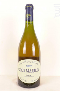 Clos Marion - Domaine Fougeray de Beauclair - 2007 - Blanc