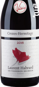 Crozes-Hermitage Valérie - Domaine Laurent Habrard - 2016 - Rouge