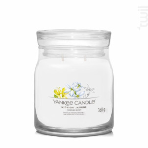Bougie Signature Jasmin De Minuit Modèle Moyen - Yankee Candle -  - 