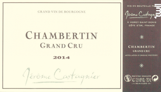 CHAMBERTIN - DOMAINE JEROME CASTAGNIER - 2013 - Rouge
