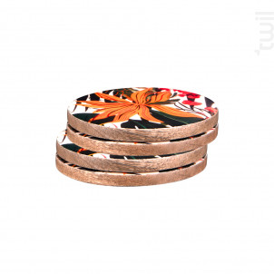 Set De 4 Dessous De Verre Taiana 10 Cm - table passion -  - 