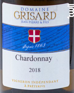 Chardonnay - Domaine Grisard Jean-Pierre et fils - 2018 - Blanc