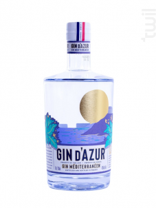 Gin D'azur 43° - Gin d'azur - Non millésimé - 
