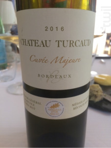 Cuvée Majeure - Château Turcaud - 2016 - Rouge