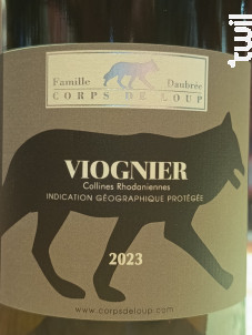 Viognier - Domaine de Corps de Loup - 2023 - Blanc