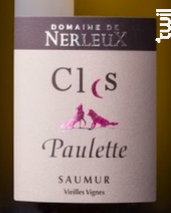 Clos Paulette - Domaine de Nerleux - 2018 - Blanc