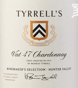 VAT 47 - CHARDONNAY - TYRRELL'S WINES - 2018 - Blanc