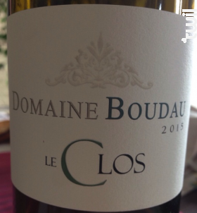 LE CLOS - Domaine BOUDAU - 2018 - Blanc