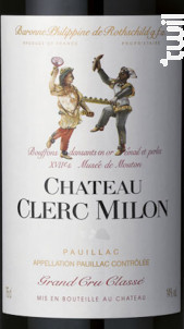 Château Clerc Milon - Château Clerc Milon - 2017 - Rouge