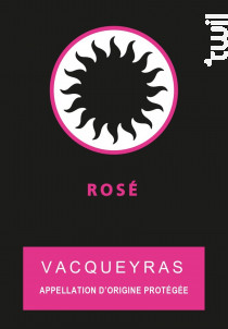 VACQUEYRAS Rosé - Domaine de la Tête Noire - 2019 - Rosé