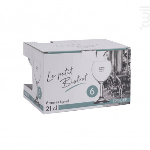 Boîte De 6 Verres À Pied Bistrot - trend'up -  - 