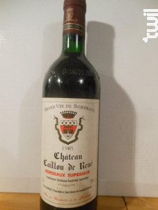 Château Caillou De René - Château caillou de rené - 1985 - Rouge