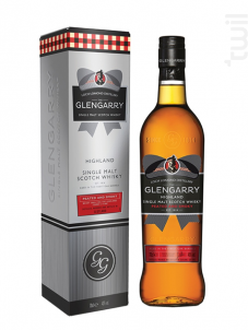 Glengarry Peated & Smoky Scotch + étui - Loch Lomond - Non millésimé - 