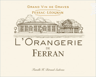 L'orangerie De Ferran - Château Ferran - 2013 - Rouge