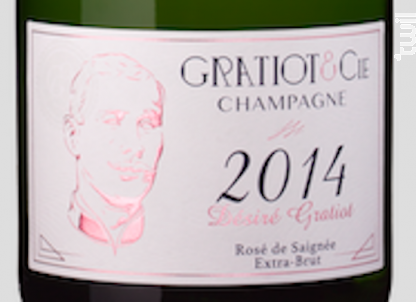 Désirée Rosé Extra Brut - Champagne Gratiot & Cie - 2014 - Effervescent