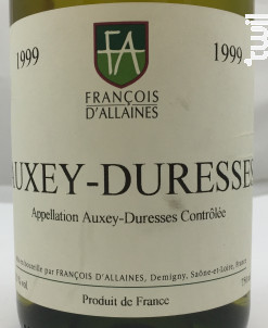 Auxey-Duresses - Domaine François d'Allaines - 1999 - Blanc