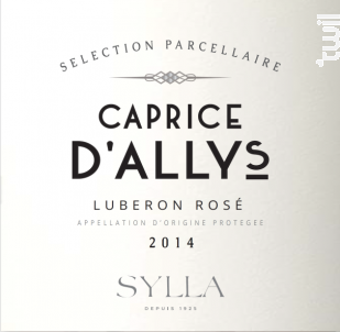 Caprice d'Allys - Les Vins de Sylla - 2023 - Rosé