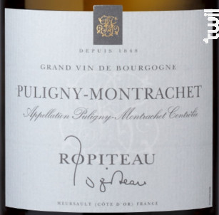 Puligny-Montrachet - Ropiteau Frères - 2023 - Blanc