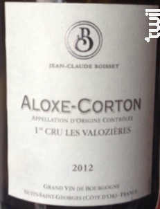 Aloxe-Corton Premier Cru Les Valozières - Jean-Claude Boisset - 2023 - Rouge