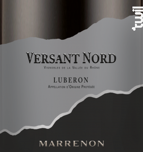 Versant Nord - Marrenon - 2022 - Rouge