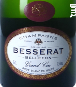 Champagne Besserat De Bellefon Cuvée Des Moines Blanc De Noirs - Champagne Besserat de Bellefon - Non millésimé - Effervescent