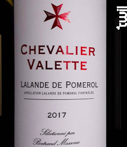 Chevalier Valette - Bertrand Massonie - 2017 - Rouge