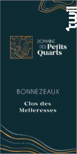 BONNEZEAUX Clos des Melleresses - Domaine des Petits Quarts - 2020 - Blanc