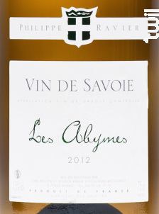 Abymes - Domaine RAVIER Sylvain et Philippe - 2024 - Blanc