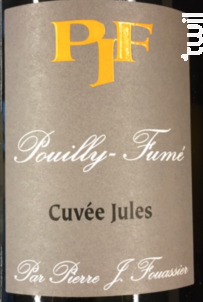 Cuvée Jules - Domaine Fouassier - 2017 - Blanc