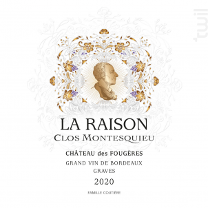 La Raison • Rouge Fougères - Clos Montesquieu Château des Fougères - 2022 - Rouge