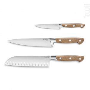 Set De 3 Couteaux Georges Office Santoku Cuisine - Tarrerias Bonjean -  - 