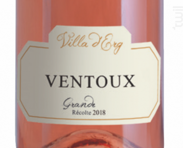 Ventoux - Villa d'Erg - 2018 - Rosé