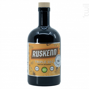 Triple sec RUSKENN bio 40° 70cL - Distillerie Breizh'Cool - Non millésimé - 