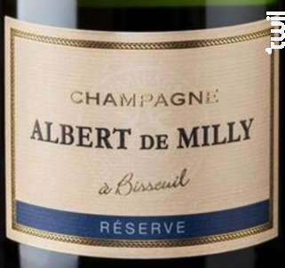 Reserve - Champagne Albert De Milly - Non millésimé - Effervescent