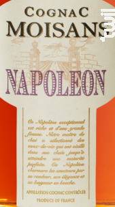 Moisans Cognac Napoléon - Distillerie des Moisans - Non millésimé - Blanc