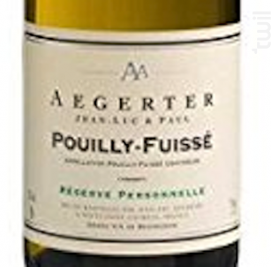 Pouilly-Fuissé - Jean Luc et Paul Aegerter - 2017 - Blanc